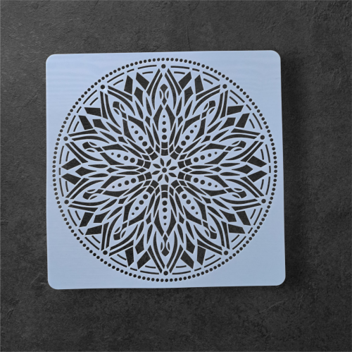 Trafarets "Mandalas ziedēšana"