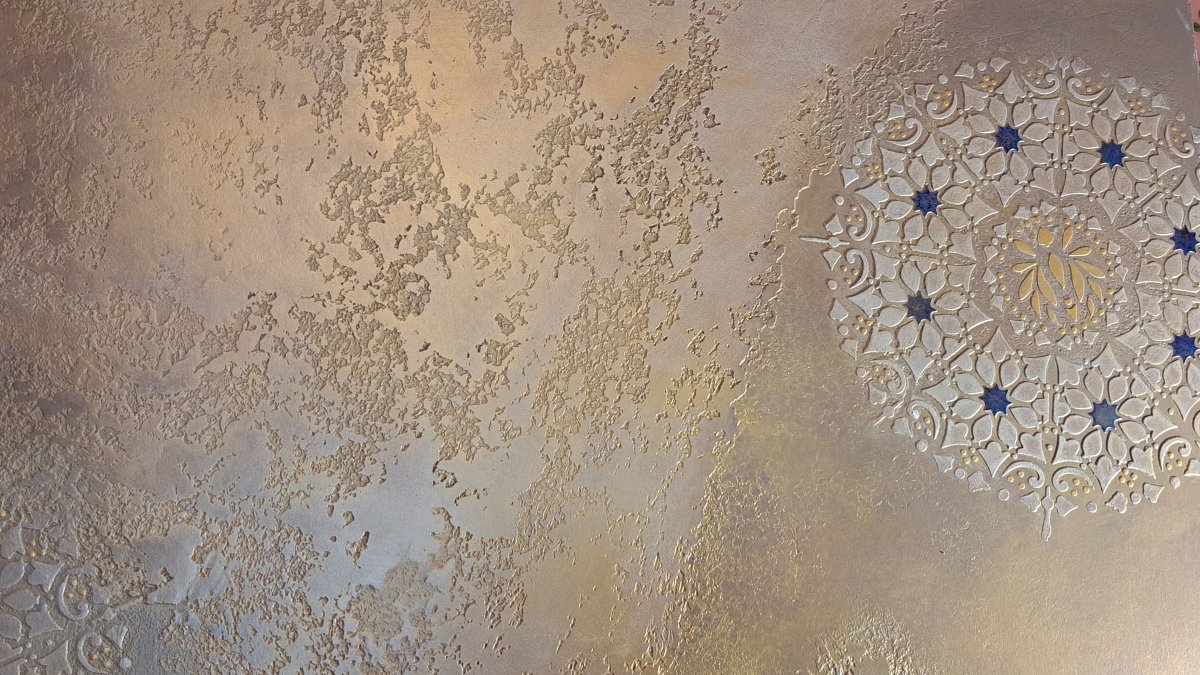 Textured decorative finish