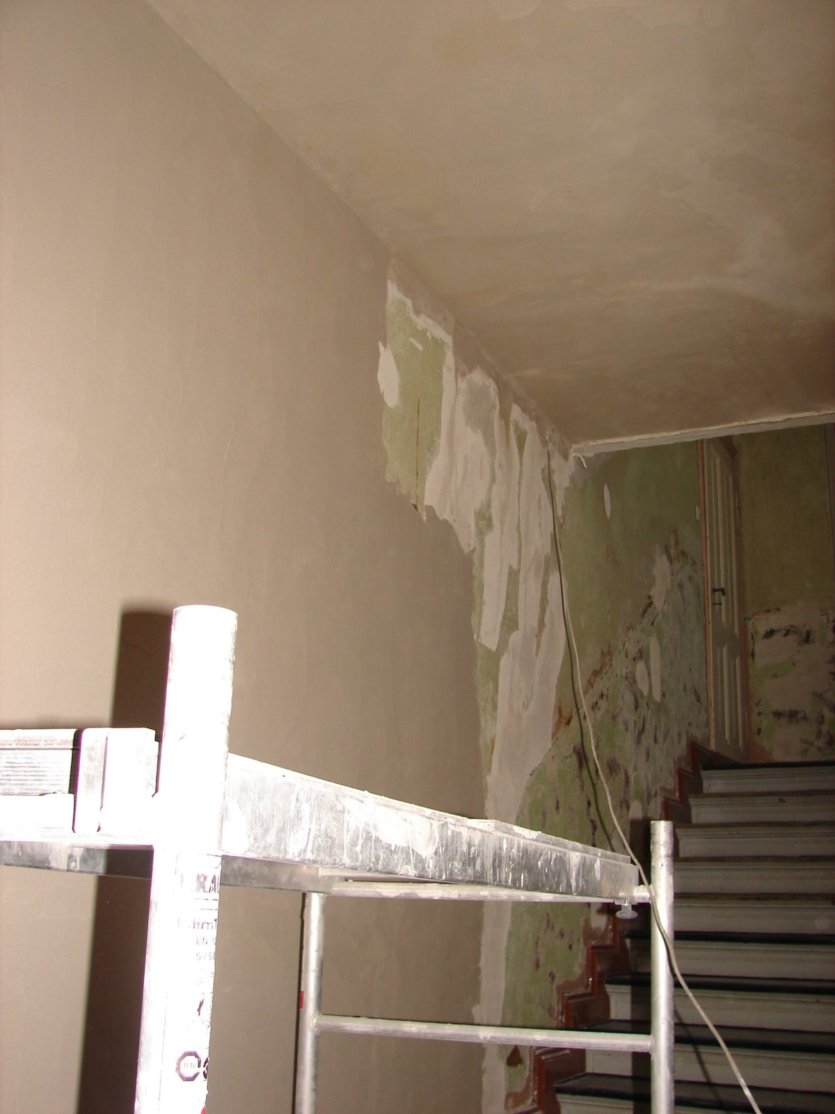 Historic staircase painting